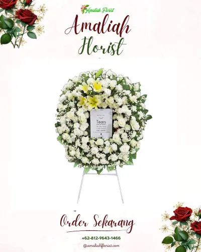 Krans Bunga Duka Cita di Padang Jati